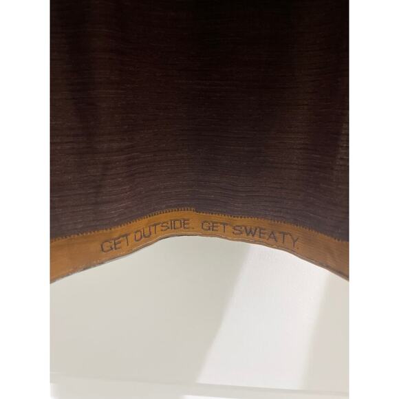 Lululemon Men Dark Adobe Brown Gold Ombre Metal Vent Tech LS Long Sleeve Shirt M - Picture 4 of 7